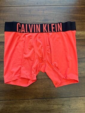 Calvin Klein Coral Orange Men’s Boxer Briefs